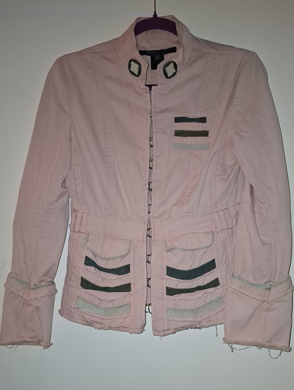 Marc Jacobs Pink Military-Style Utility Jacket